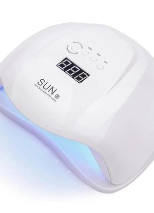 Лампа sun x 54w white uv/led для полімеризації