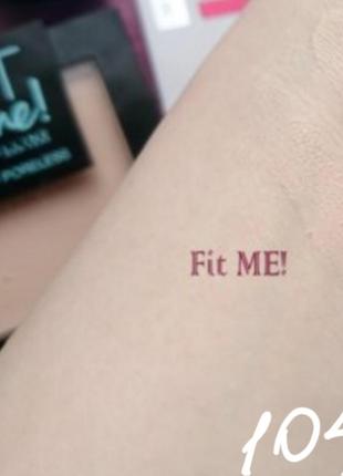 Maybelline fit me! матуюча пудра8 фото