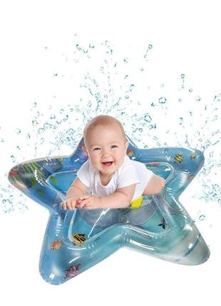 Надувний дитячий водний килимок air pro зірочка2 фото