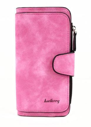 Жіночий гаманець baellerry n2345 малиновий, портмоне колір pin...