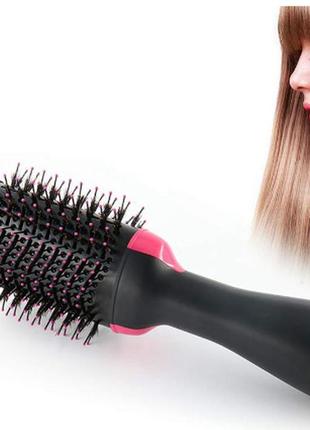 Фен-щітка для волосся one step hair dryer 220в