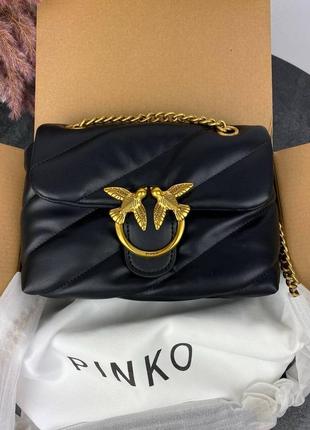 Сумка pinko puff black9 фото