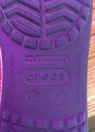 Туфли на дождь crocs w77 фото