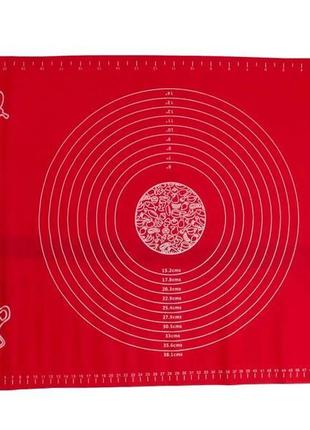 Килимок силіконовий kamille 43х35 см для розкочування тіста та...
