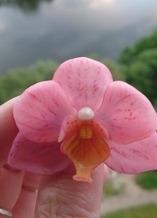 Брошь "орхидея"