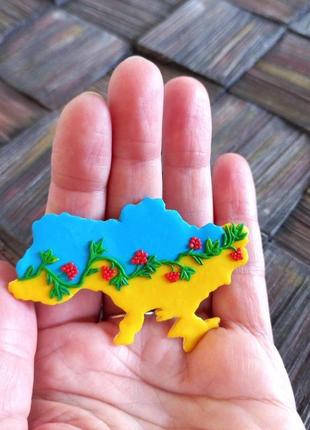 Магніт "мапа україни"