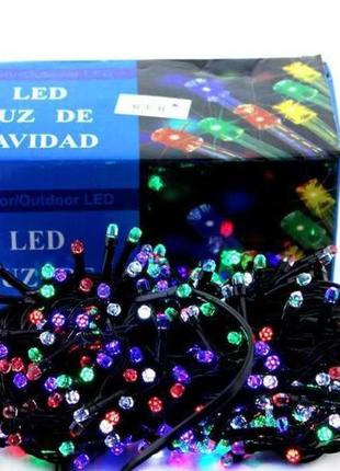 Світлодіодна гірлянда xmas led 400 m-4 мультикольорова1 фото