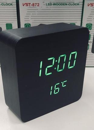 Настільні електронні годинник vst-872 з будильником, датою і т...2 фото