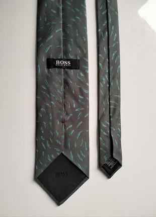 Винтажный галстук галстук hugo boss2 фото