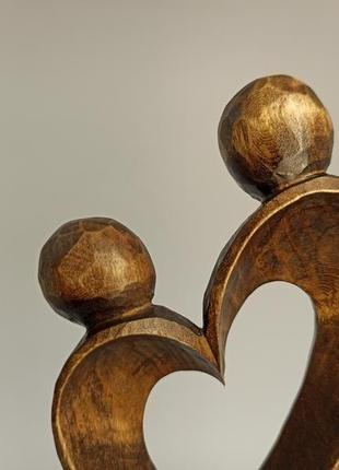 Скульптура жінки з чоловіком, статуетка з дерева, сувеніри з дерева, подарунок коханій...