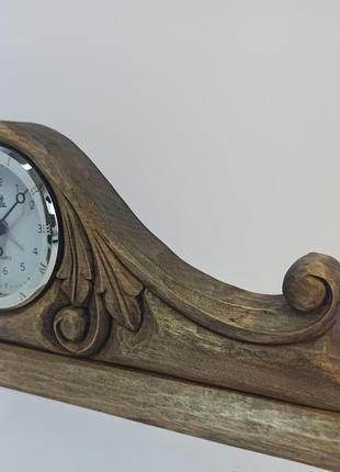 Дизайнерський настільний годинник, настільний годинник, дерев'яний годинник, годинник камінний9 фото