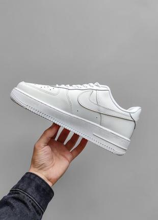 Nike air force 1 low white2 фото