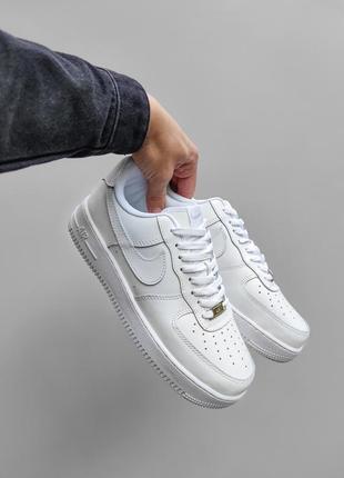 Nike air force 1 low white3 фото