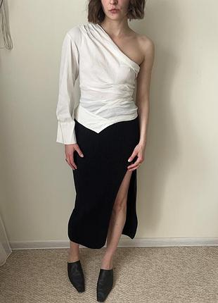 Рубашка асимметричная zara