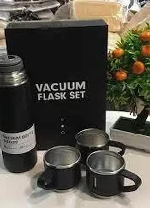 Подарунковий набір вакуумний термос із нержавіючої сталі vacuu...2 фото
