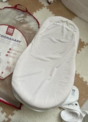 Детский эргономичный матрас кокон cocoonababy и два комплекта конверт-одеяло red castle babynomade10 фото