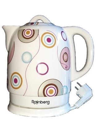 Чайник електричний керамічний 2 л rainberg rb-906