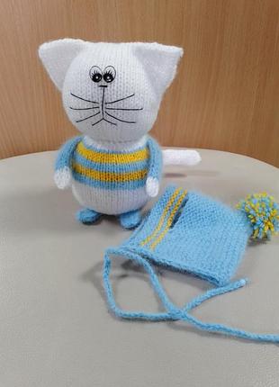 Котик. мая игрушка. handmade. 10