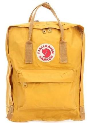 Рюкзак kanken fjallraven classic жовтий