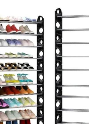 Модульний органайзер для взуття ties shoe rack, 10 полиць