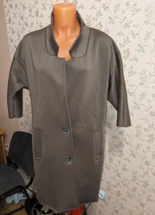Пиджак удлиненный италия цает мокко1 фото
