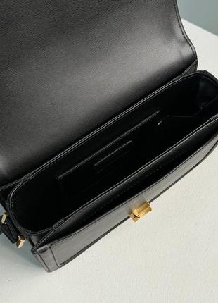 Сумка клатч premium saint laurent solferino large black/gold5 фото