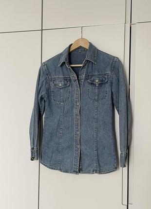 Сорочка, куртка джинсова