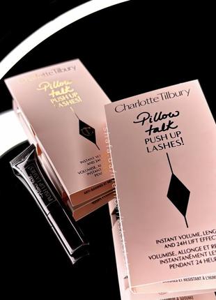 Туш для вій charlotte tilbury pillow talk push up lashes volumizing lengthening mascara 1,5 ml1 фото