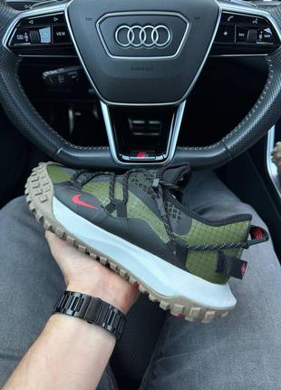 Чоловічі кросівки nike acg mountain fly low khaki black4 фото