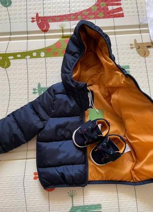 Курточка sinsay 74см і пінетки