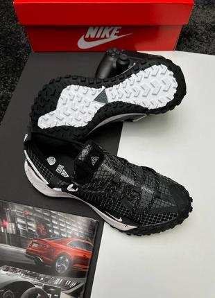 Мужские кроссовки nike acg mountain fly low black white2 фото