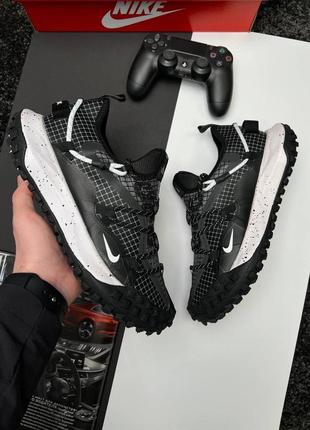 Чоловічі кросівки nike acg mountain fly low black white