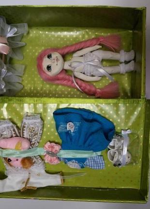 Інтер'єрна текстильна лялька4 фото