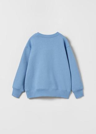 Свитшот zara 13/14 лет, свитшот с надписью, батник zara, свитшот zara свитшот с надписью. бренд zara.2 фото