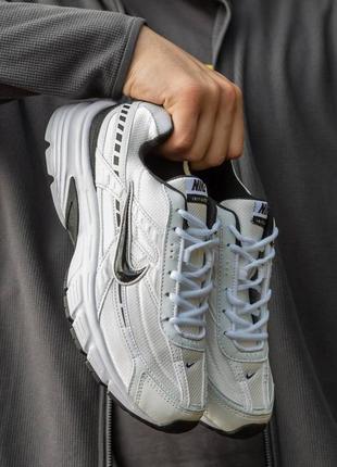 Мужские кроссовки nike initiator white\silver1 фото