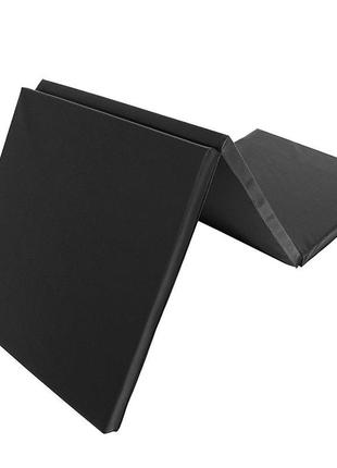 Мат гімнастичний складаний springos 180 x 60 x 5 см fa0041 black5 фото