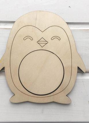 Основа под пайетки "пингвин" для бизиборда 155х150мм