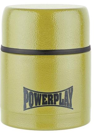 Термос харчовий powerplay 9003 жовтий 500 мл