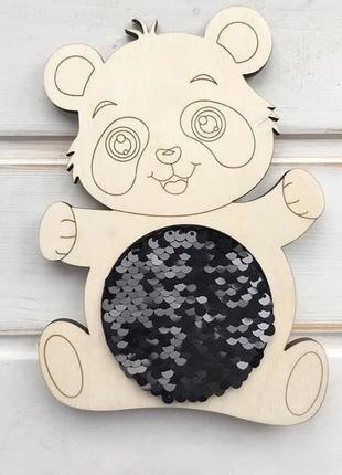 Основа під паєтки "пандочка арт 2" для бизиборда 170х120мм