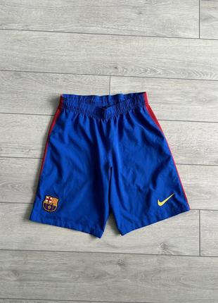 Футбольні шорти barcelona nike shorts football soccer s шорты оригинал1 фото