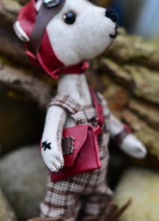 Кукла медвежонок игрушка хендмейд оригинальный подарок кукла из ткани4 фото