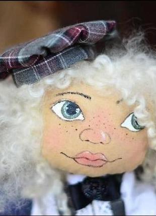 Лялька ручної роботи текстильна лялька лялька хендмейд іграшка з тканини ароматизированая лялька5 фото