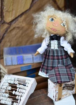 Лялька ручної роботи текстильна лялька лялька хендмейд іграшка з тканини ароматизированая лялька1 фото