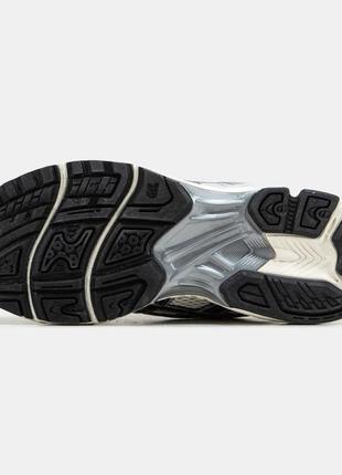 Кроссовки женские мужские в стиле Asics Upcourt 4 White Silver Black Gum Indoor Men Volleyball white silver асикс гель-каяно белые серебряные6 фото