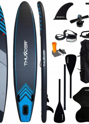 Надувна sup дошка thunder steel 365 см з ваговою blue