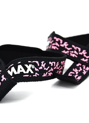 Лямки для тяги madmax camo power wrist straps camo/pink4 фото