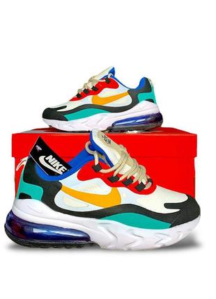 Кроссовки женские nike air max react 270 mix.