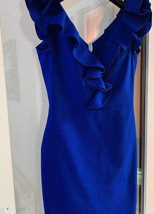 Платье синее lanvin 4