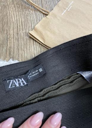 Брюки zara с пуговицами4 фото