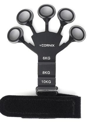 Еспандер для пальців і зап'ястя cornix 6-10 кг finger gripper ...